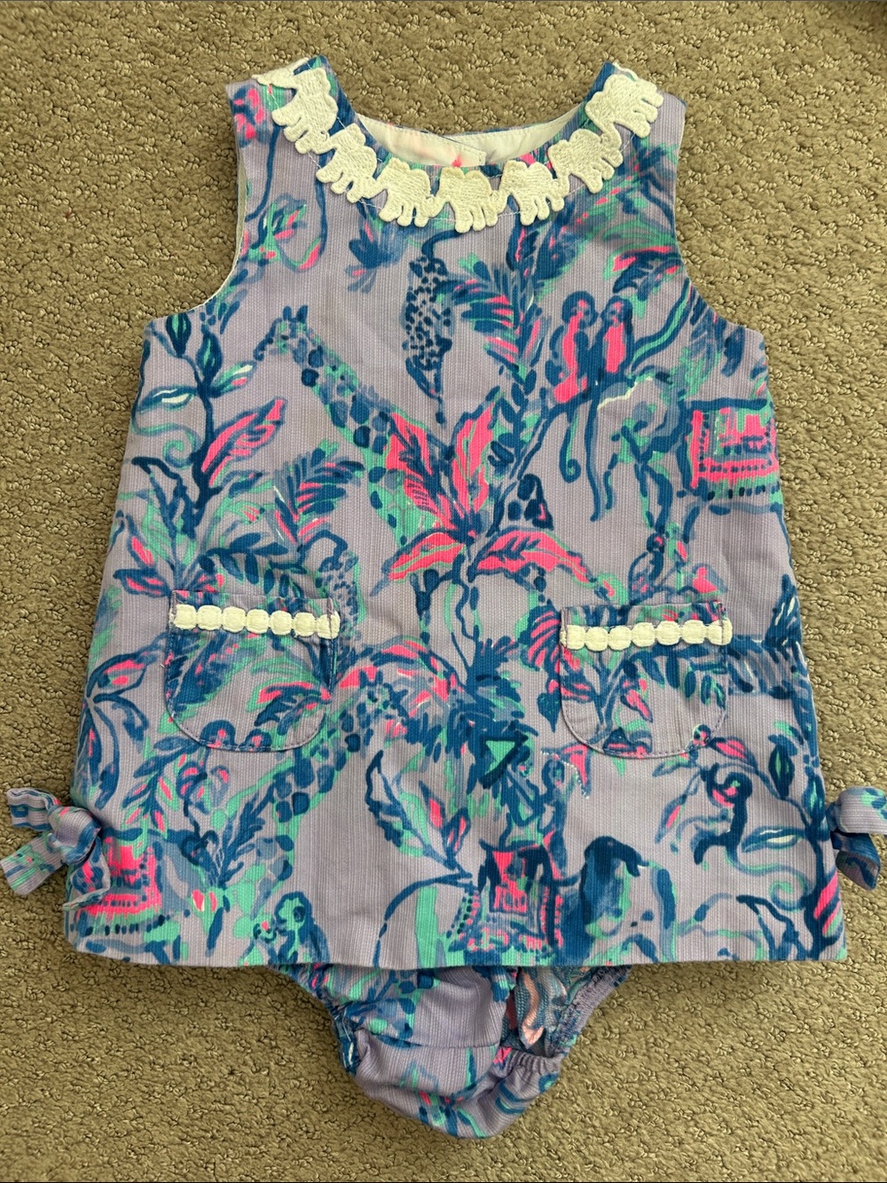 VGUC Lilly Pulitzer purple bloomer set